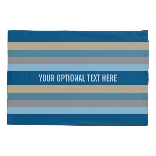 Zollkissengehäuse aus Nautic Stripes Kissenbezug (Rückseite)