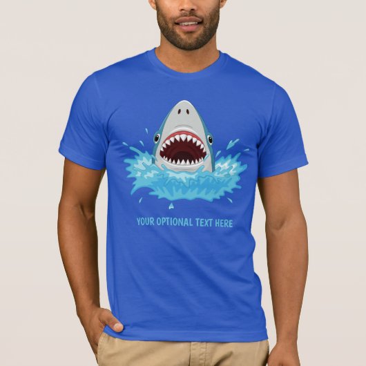 Zollkleidung von Funny Shark T-Shirt (Vorderseite)