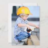 Zollkonfektionierte Trucks Geburtstagsparty Einladung (Rückseite)