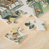 Zollkontrolle, lustiger Cartoon von Tony Sarg Puzzle (Seite)