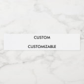 ZOLLKUNDENZOLL BLANG WASSERFLASCHENETIKETT (Einzelnes Label)