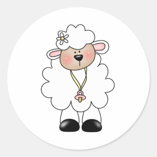 Zolllampe Runder Aufkleber (Vorderseite)