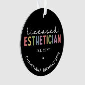 Zolllizenzierter Kosmetologe Ornament (Vorderseite)
