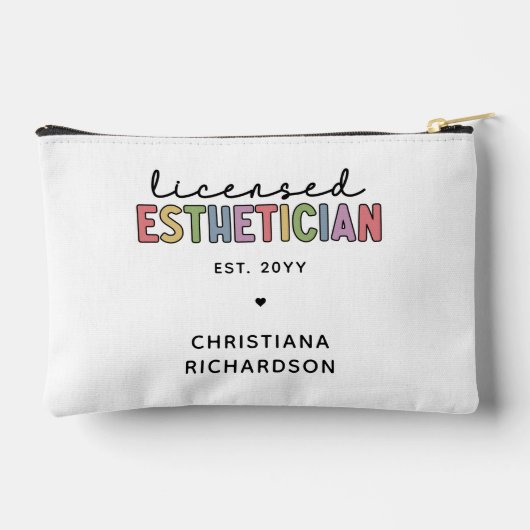 Zolllizenzierter Kosmetologe Zubehörtasche (Rückseite)