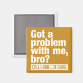 Zollmagnet der SWAG Magnet (Vorderseite/Rückseite)