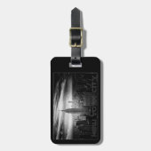 Zollmarke für New York City Gepäckanhänger (Vorderseite vertikal)