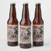 Zollmarke für Pferde Bierflaschenetikett (Flaschen)