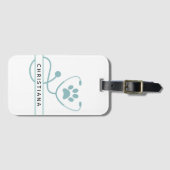 Zollmedizinische Fachkräfte Gepäckanhänger (Vorderseite (Horizontal))