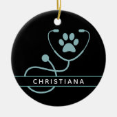 Zollmedizinische Fachkräfte Keramik Ornament (Vorne)