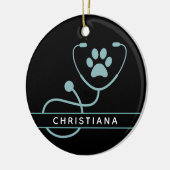 Zollmedizinische Fachkräfte Keramik Ornament (Links)