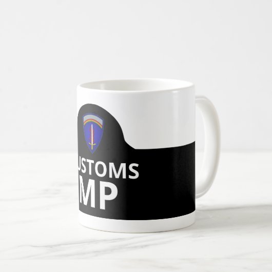 Zollmilitärpolizei Kaffeetasse (VorderseiteRechts)