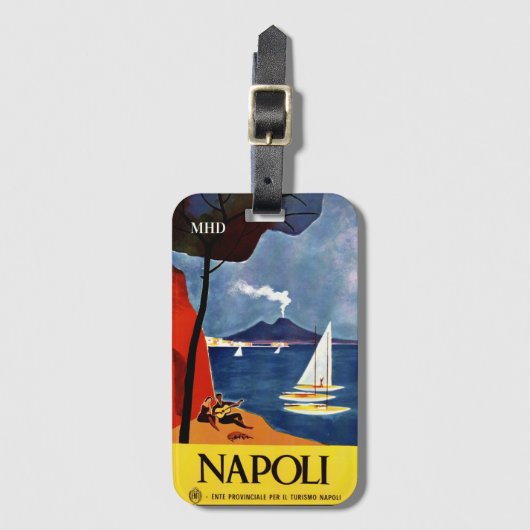Zollmonographie Napoli (Neapel) Gepäckanhänger (Vorderseite Vertikal)