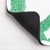 Zollmousepad für irisches Kleeblatt Mousepad (Ecke)