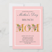 ZOLLMUTTER-TAG BRUNCH EINLADUNG (Vorderseite)
