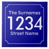 Zollnummer des französischen Hauses Fliese (Vorderseite)