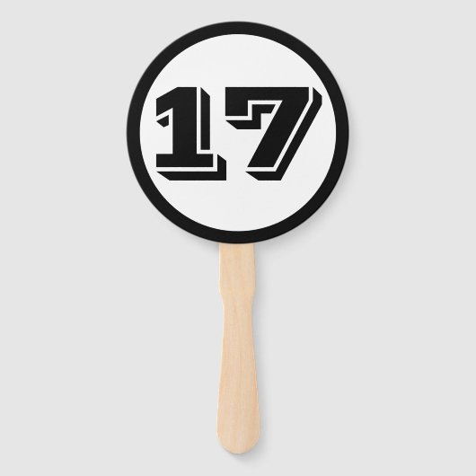 Zollnummer Fächer (Rückseite)