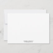 Zollpapier für tropischen Orangen-Hibiskus-Blume Mitteilungskarte (Rückseite)