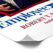 Zollpflichtiger Mitarbeiter des Fotos im Monatszer Poster (Ecke)