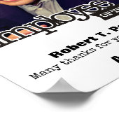 Zollpflichtiger Mitarbeiter des Fotos im Monatszer Poster (Ecke)