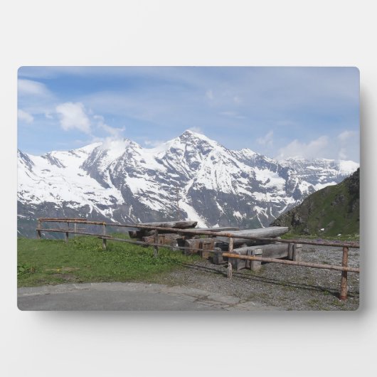 Zollplakette der österreichischen Alpen Fotoplatte (Vorderseite)