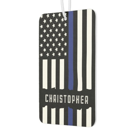 Zollpolizei Thin Blue Line Polizei Autolufterfrischer (Links)