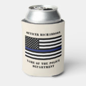 Zollpolizei Thin Blue Line Polizei Dosenkühler (Kanne Rückseite)