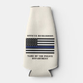 Zollpolizei Thin Blue Line Polizei Flaschenkühler (Vorderseite)