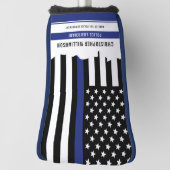 Zollpolizei Thin Blue Line Polizei Golf Headcover (Rotieren 90)