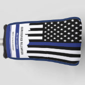 Zollpolizei Thin Blue Line Polizei Golf Headcover (Vorderseite)
