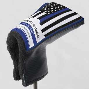 Zollpolizei Thin Blue Line Polizei Golf Headcover