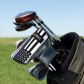 Zollpolizei Thin Blue Line Polizei Golf Headcover (In Situ)