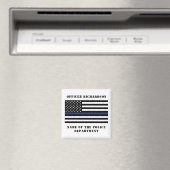 Zollpolizei Thin Blue Line Polizei Magnet (In Situ (Geschirrspüler))