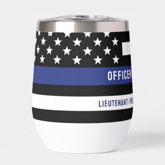 Zollpolizei Thin Blue Line Polizeiabteilung (Vorderseite)