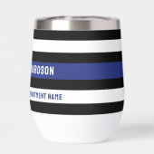 Zollpolizei Thin Blue Line Polizeiabteilung (Rückseite)