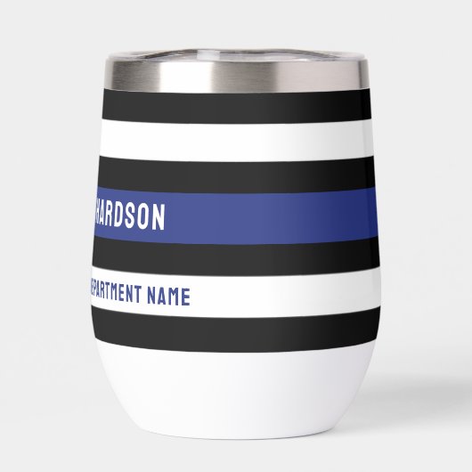 Zollpolizei Thin Blue Line Polizeiabteilung (Rückseite)