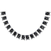 Zollpolizei Thin Blue Line Retirement Wimpelkette (Alle)