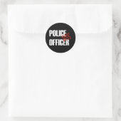 ZOLLPOLIZEIBEHÖRDE DARK RUNDER AUFKLEBER (Tasche)