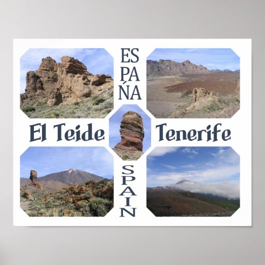 Zollposter El Teide Poster (Vorne)