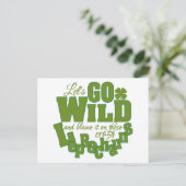 Zollpostkarte Leprechaun Postkarte (Stehend Vorderseite)