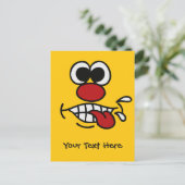 Zollpostkarten aus der "Funny Face" Postkarte (Stehend Vorderseite)