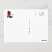 Zollpostkarten aus der "Funny Face" Postkarte (Rückseite)