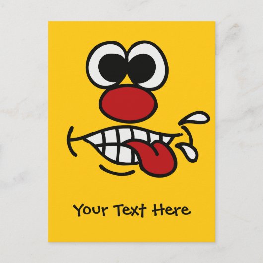 Zollpostkarten aus der "Funny Face" Postkarte (Vorderseite)