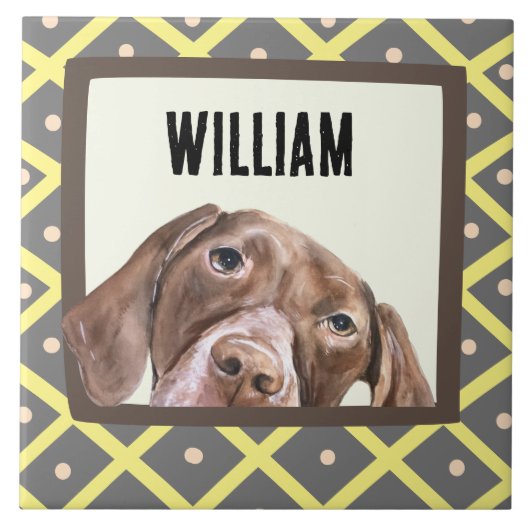 Zollrahmen für Kurze Hartharnsteine in Deutschland Fliese (Vorderseite)