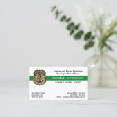 Zollrechtliche Militärpolizei Bundesstaatlicher QR Visitenkarte (Stehend Vorderseite)