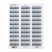 Zollrechtliche Rücksendeadressen-Aufkleber der Gol (Vorne)