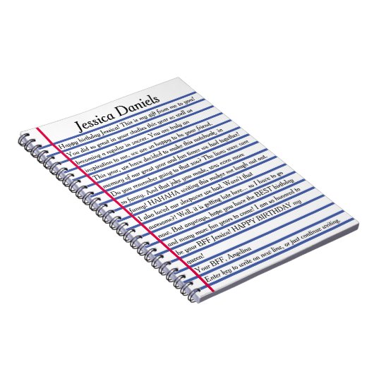 ZOLLRECHTLICHE SCHREIBBOGENMELDUNG mit Kursivschri Notizblock (Rechte Seite)