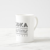 Zollrechtliche Tasse VODKA (Vorderseite Rechts)