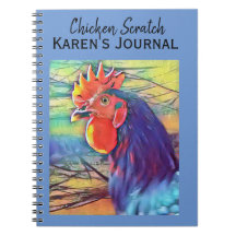 ZOLLREICHE FARBENFARBIGE ROOSTER JOURNAL