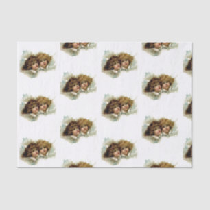 ZOLLREICHE WASSERFARBENFARBENANGELN - Zwirnpapier Seidenpapier