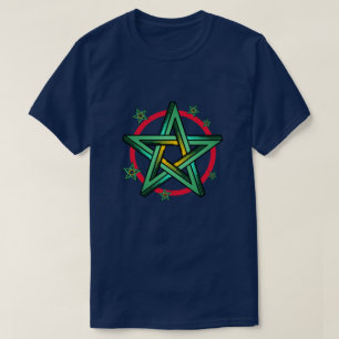 ZOLLREICHES GRÜNES ENTAGRAMM T-Shirt